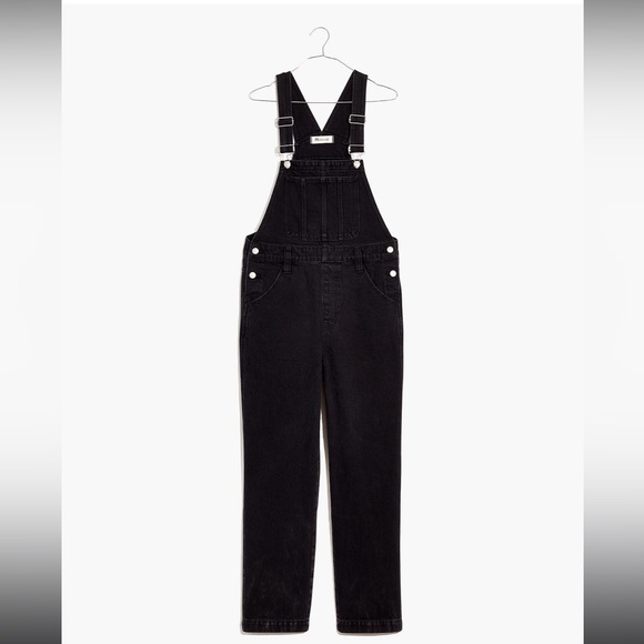 Madewell Pants - Madewell Straight-Leg Overalls in Lunar Wash MA793